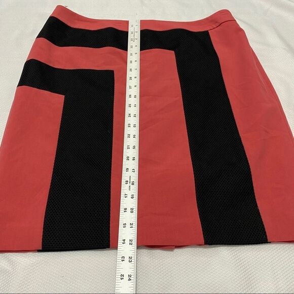 Nine West Pink & Black Color Block Skirt - Picture 3 of 6